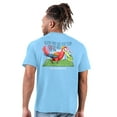 thumbnail image 2 of Men's Margaritaville Light Blue Seattle Seahawks Flip Flop T-Shirt, 2 of 2