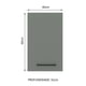thumbnail image 2 of Alacena Gabinete Superior Cocina Madesa Agata 40cm BG, 2 of 5