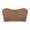 Coffee, variant on Strapless Bra for Women No Underwire Back Cross Push Up Bandeau Bra Crossover Side Closure Non-Slip Silicone Padded Bandeau Bras Wireless Tube Top Bra