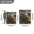 thumbnail image 4 of Wobogo Lizards Flannel Fleece Bed Blanket as Bedspread Coverlet Sofa blankets (50x60in) Soft Lightweight Warm and Cozy, 4 of 7