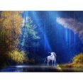 thumbnail image 3 of Licorne au Bord du Lac, 3 of 10