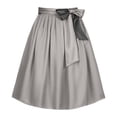 thumbnail image 3 of AWZXDE Summer Skirts for Women Solid Apron Style Half Skirt Traditional Oktoberfest Festival Outfit, 3 of 3