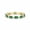 Rose Plated, variant on Marquise Cut Emerald & Diamond Full Eternity Ring, Emerald Engagement Ring, Alternative Anniversary Ring, Diamond Promise Ring, Nature Inspired Ring, Stackable Band Ring, Handmade Jewelry