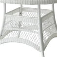 thumbnail image 4 of Pemberly Row Table à Manger Ronde Traditionnelle en Osier/rotin, Blanc, 4 of 5