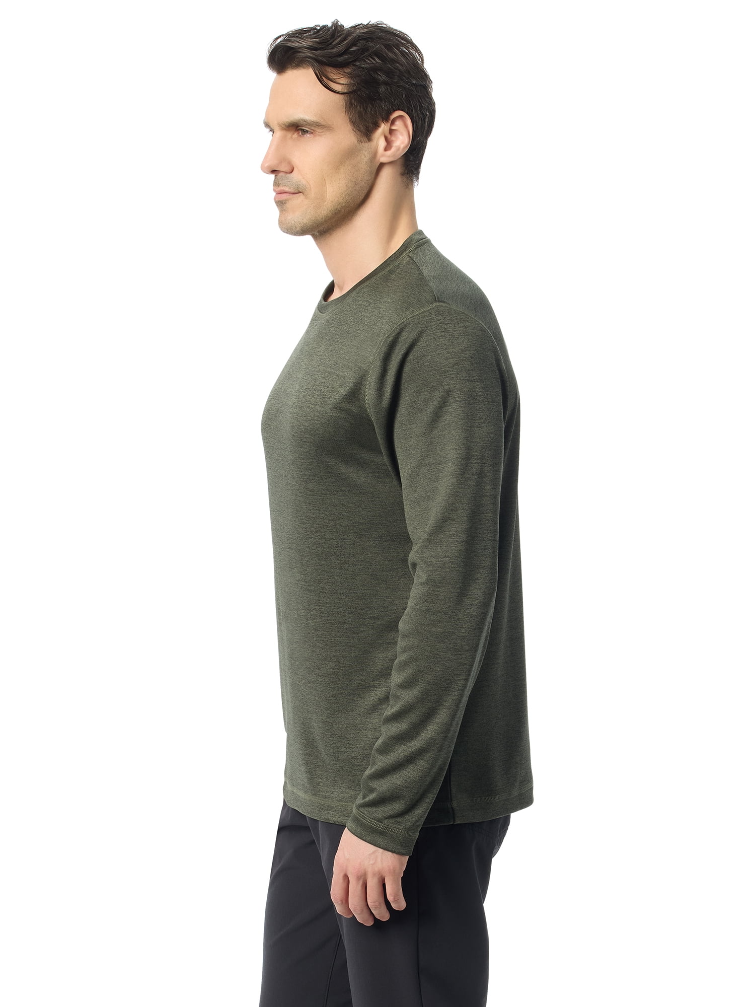 Bass & Co Men's & Big Men's Long Sleeve Hiker Tech Tee, Sizes S-XXXL