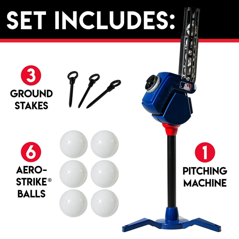 Franklin Sports Kids Baseball Pitching Machine - MLB 4-in-1