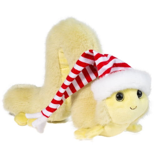 Douglas Inchy Inchworm with Santa Hat