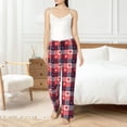 thumbnail image 4 of Sikiie Heart Plaid Women’s Ultra-Soft Comfy Lounge Pants Sleepwear Comfy Lounge Pants Drawstring Sleep Bottoms with PocketsXX-Large, 4 of 6