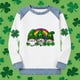 thumbnail image 5 of TaTaai Fashion St Patrick's Day Color Block Women's Long Sleeve Round Neck Shirt, Casual Comfort for Holiday Daily Home Wear Gift, 5 of 5