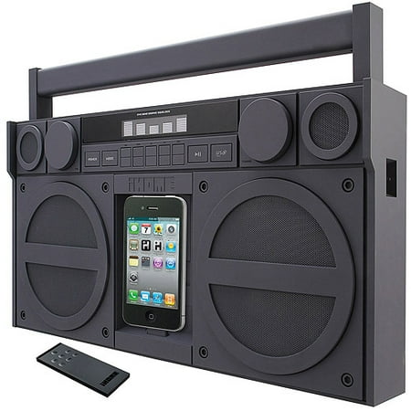 IHOME iP4GZ 30-Pin Portable FM Stereo Boombox Dock