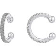 thumbnail image 1 of S925 Silver Round Nail Inlaid Diamond Ear Clip------Product code 61118, 1 of 3