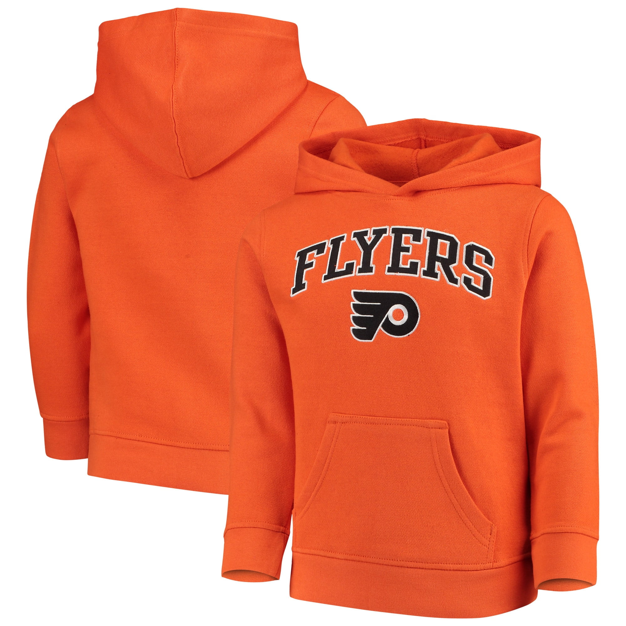 Youth Orange Philadelphia Flyers Team Logo Pullover Hoodie