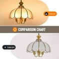 thumbnail image 3 of KPIBEST Vintage French style ceiling chandelier, French country style ceiling   light fixture for bedroom, living room, hallway, dining room, 3 of 10
