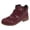 Hot Pink, variant on Women's Ankle Boots Casual Low Heel Pointed Toe Side Zipper Vintage Casual Walking Short Booties for Fall Winter Green