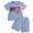 R415-Blue, variant on NOLDARES Little Boy Outfit Short Sleeve Round Neck T-Shirt and Casual Shorts with Pockets 2Pcs Set American Flag 4th of July Independence Day Summer(Black,18-24 M)
