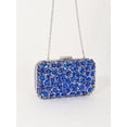 thumbnail image 3 of REMANLAND Women's Satin Evening Clutch, Blue, 3 of 6