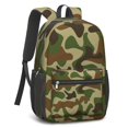 thumbnail image 4 of 17 Inch Lightweight Backpack,PVC Waterproof Oxford Fabric, Ergonomically Designed, with Large Capacity, Camouflage Print, 4 of 5