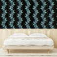 thumbnail image 3 of Ambesonne Botanical Peel & Stick Wallpaper for Home, Branches Bluish Pattern, 13"x36", Dark Sky Blue and Pale Camel, 3 of 5