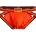 thumbnail image 4 of JOCKMAIL Men's Underwear Briefs Breathable Comfortable Mesh Underwear Low Rise Briefs 2 Pack, 4 of 8