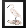 thumbnail image 2 of Wang, Melissa 15x18 Black Modern Framed Museum Art Print Titled - A White Heron I, 2 of 5