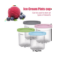 Ninja Creami Pints Ice Cream Containers with Lids, Compatible with