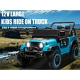 thumbnail image 2 of FINITO Kids Ride On Truck 12V with Remote Control Electric Powered Off-road Vehicle Car Toy for Boys Girls Age 3+ , Blue, 2 of 8