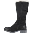 thumbnail image 3 of White Mountain Womens Santell Faux Fur Tall Knee-High Boots Black 9 Medium (B,M), 3 of 6