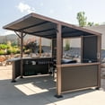 Blackstone 10' x 10' Outdoor Bar and Griddle/Grill Pavilion Grill