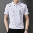 thumbnail image 4 of MDUKONU Men's Clothing Classic Fit Soft Work Wear White XXXXL, 4 of 6