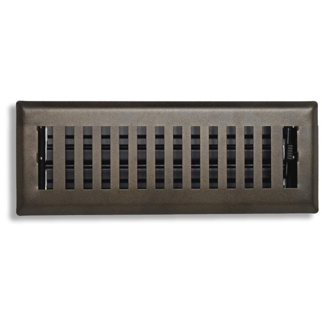 Registro de suelo Sierra Grates, 5 x 35 cm, acero metalizado, bronce