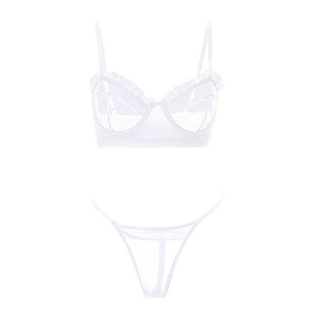 Night Bras for Women Slee Plus Size Racerback Sports Bra Ladies Fashion Lace Thin Sexy Underwear Sexy Underwear Set.