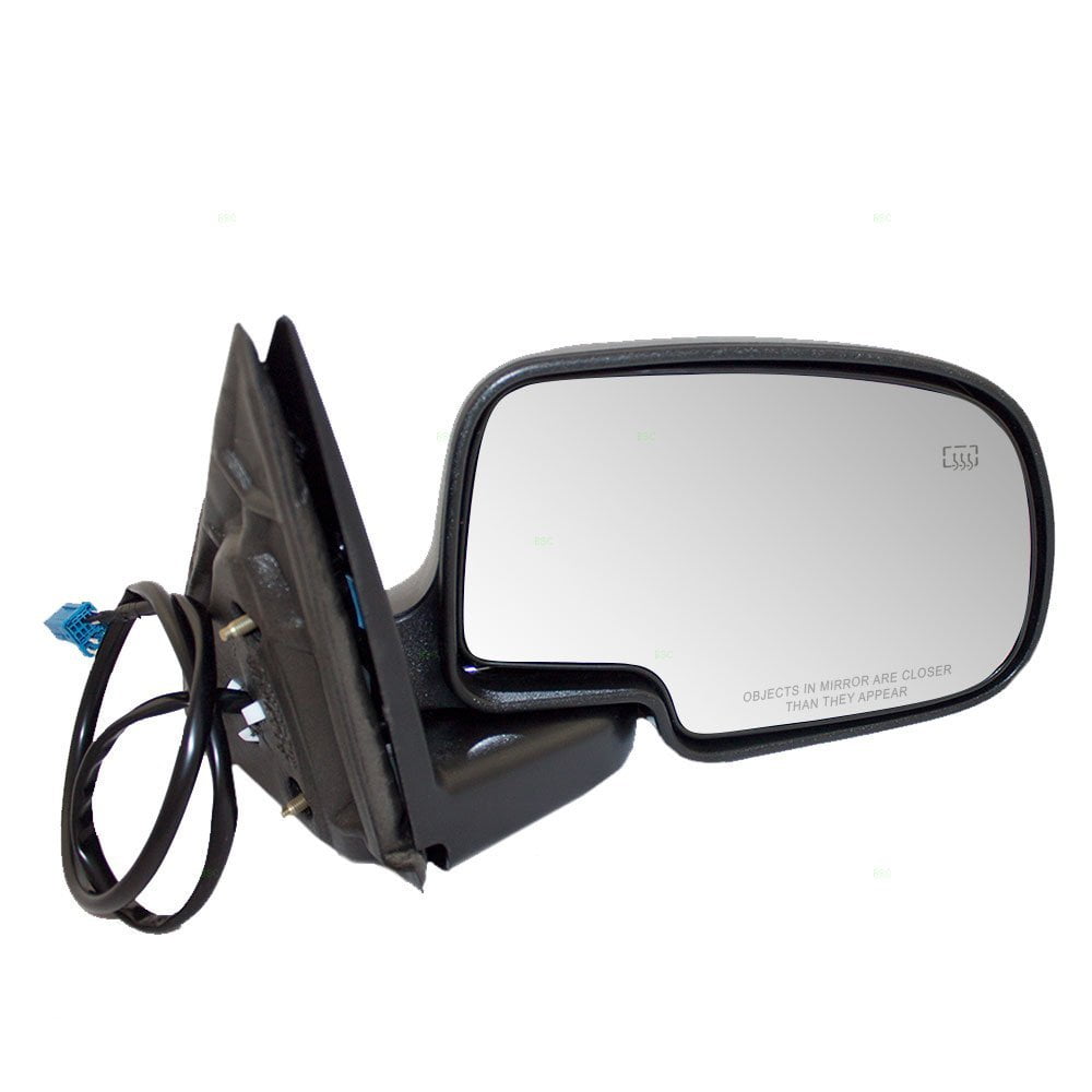 Passengers Power Side View Mirror Heated Textured Cover Replacement for Chevrolet GMC Pickup Truck 15226945