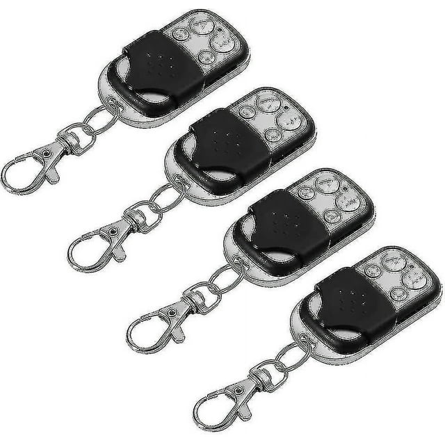 4PCS Abridor de puerta de garaje remoto, Abridor de puerta de garaje, Abridor de puerta, Duplicador de control remoto, Llavero remoto de puerta de garaje