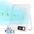 thumbnail image 1 of USB Small Fan Desktop Foldable Charging Office Digital Display Small Super Silent Hanging Stand Features Fan Blade Material Plastic Additional Functio, 1 of 8
