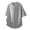 Dark Gray, variant on Mens Shirts Summer Casual Tunic Tops Basic Notch Neck Solid Short Sleeve T-Shirt Vacation Beach Tee