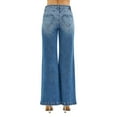 thumbnail image 3 of RISEN High Rise Wide Leg Jenas with Front Yoke and Heart Back Pocket, 3 of 3