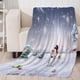 thumbnail image 3 of Manta suave de Navidad del aire acondicionado de de de impresión digital Muñeco de nieve_1 130x150cm Sunnimix Manta de franela, 3 of 8