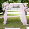 thumbnail image 2 of Cortina de telón de fondo para boda, tela drapeada con arco de boda, cortinas de arco de boda, cortina de telón de fondo transparente construida para profesionales, 2 of 8