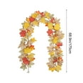 thumbnail image 2 of Wedding Fireplace Mantel Wall Hanging Maple-Leaf Garlands Artificial Fall Vine Garland for Halloween Thanksgiving Christmas Decor, 2 of 6