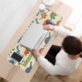 thumbnail image 3 of Long Mouse Pads for Desk,Beige Cartoon Dinosaurs Pattern Desk Mats on Top Of Desks, Desk Mouse Pad Extra Large with 3mm Non-Slip Base and Stitched Edge for Gaming,Office,Work,Home 31.5"x11.8", 3 of 6