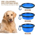 thumbnail image 4 of TIOVERY Dog Food Storage Container, 5-7 Lbs Airtight Pet Food Container, Cat Food Container Dispenser Plastic Bin with Pouring Spout, Portable Handle and a Collapsible bowl for Dogs Cats (Grey/6Qt), 4 of 8