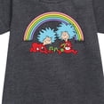thumbnail image 2 of Cat in the Hat - Thing 1 2 Rainbow - Toddler And Youth Girls Fleece Dress, 2 of 4