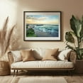 thumbnail image 3 of Serene Sunrise Tides - San Diego California Photography Black Framed Wall Art Print 24 x 36 inches, 3 of 4