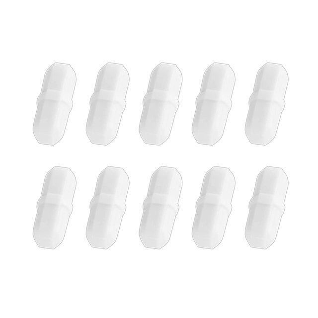 10 Piezas 20Mm/0,8 Pulgadas Agitador MagnéTico Barra Agitadora Barra de Laboratorio Barra de Placa Agitadora