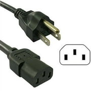 6 ft 3 Prong AC Power Cable / Cord / Plug for PS4 and Xbox 360, One Adapter