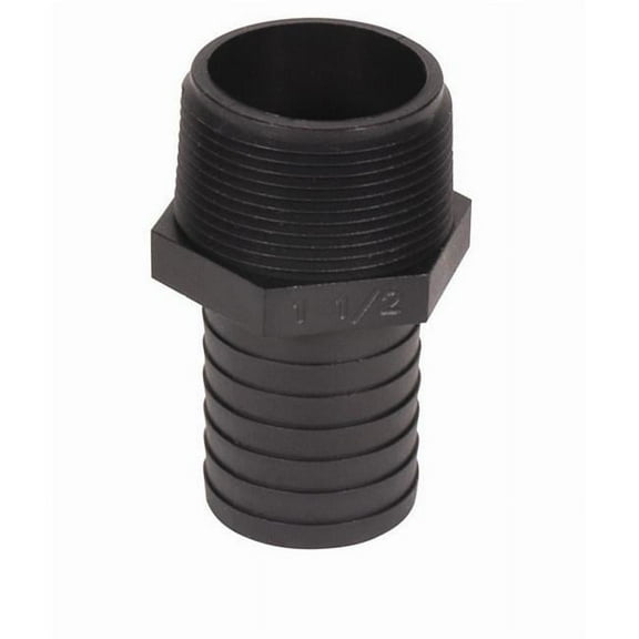 Aquascape 99157 Barbed Male Hose Adapter 1.25 in. to 1.5 in.
