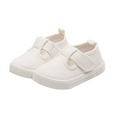 thumbnail image 2 of Lixiuxyad Children's Canvas Shoes Casual Soft Soled Sports Shoes Baby Walking Shoes Indoor Small White Shoes Running Athletic Shoes Sizes 23(Little Kid Little Kid), 2 of 7