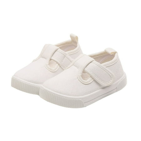 

Toddler Girl Shoes Canvas Fashion Casual Soft Soled Sports Walking Indoor Small White Toddler Shoes
