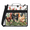 Black, variant on Jiaoprinted Cartoon Unicorn Zipper 3 D-Ring Binder Bag with Shoulder Strap, Rainbow Unicorn Waterproof Expanding Binder, Multi-Pocket Portfolio Organizer Case