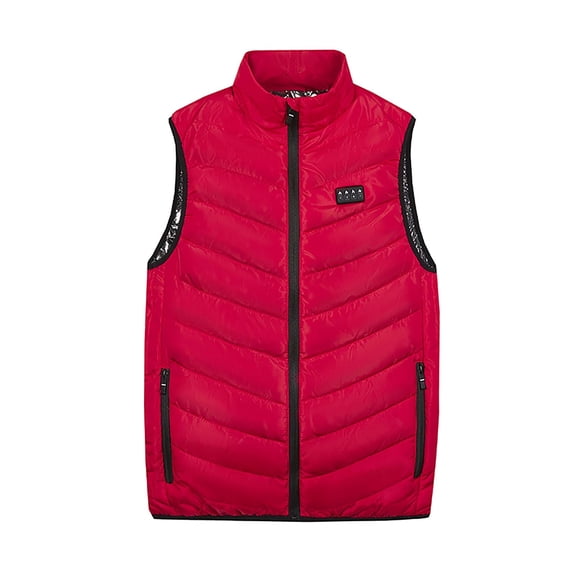 Hinvhai Heated Vest for Men and Women, Lightweight Heated Vest Pack Included for Hunting/Hiking Red 10(XL)